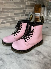 Doc Martens 1460 T Toddler Girls Size 9 Pink Patent Leather Boots Airwair
