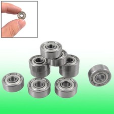 624ZZ 4mm x 13mm x 5mm Single Row Shielded Deep Groove Ball Bearing 10 Pcs