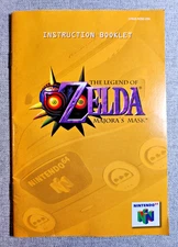 The Legend of Zelda Majoras Mask Instruction Booklet - Manual Only - Nintendo 64