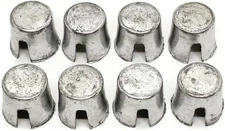 8 Pieces Battery Post Shims Caps Adapter Terminal Cable End Repair Kits for Posi