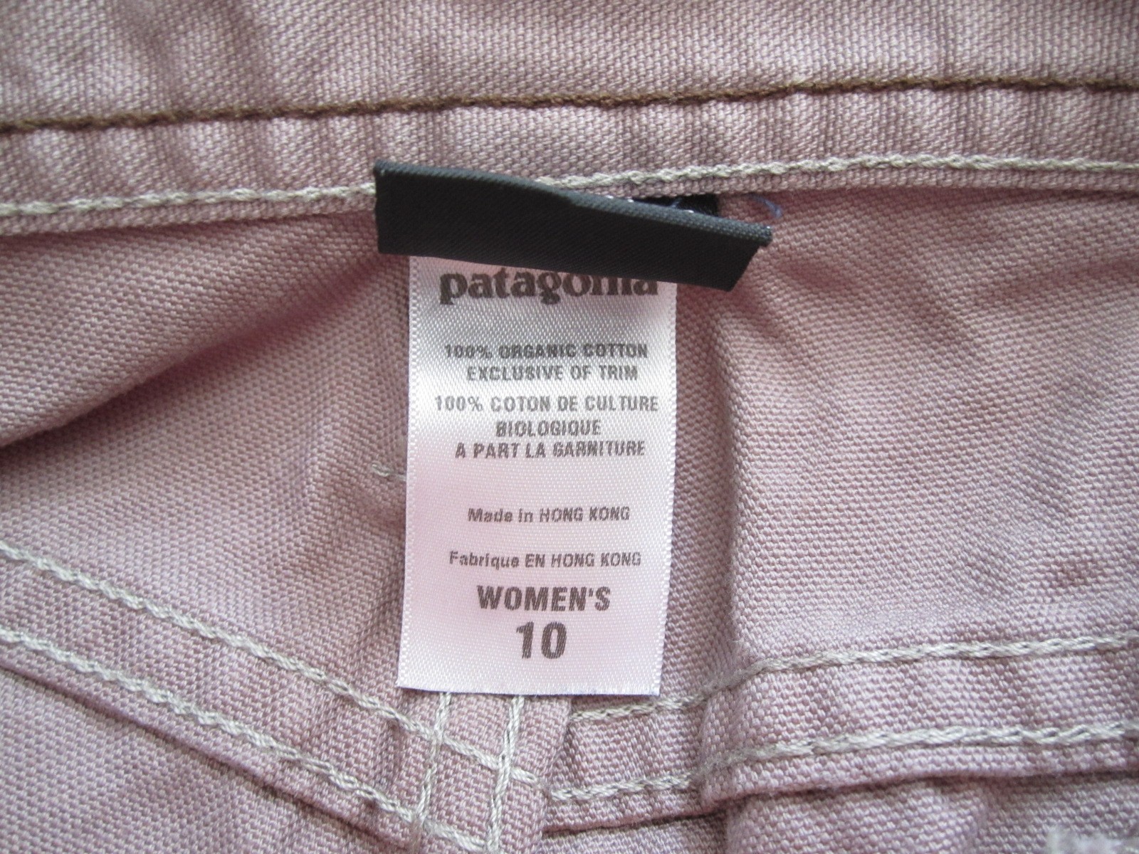 Women Patagonia Organic Cotton Canvas Pants Sz 10 (WP330) thumbnail 3