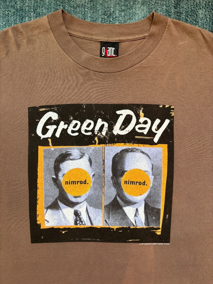 Green Day tシャツ Nimrod On Tour Green Day Nimrod Tour 1998 - New Vintage Band T shirt