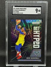 2021 PANINI PRIZM WNBA ARIKE OGUNBOWALE GET HYPED MOJO 19/25 #2 WINGS SGC 9