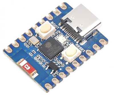 Waveshare ESP32-C3 Mini Mikrocontroller Dev Board, RISC-V, 160MHz, 400 KB SRAM,