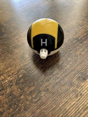 Vtg 2000 POKEMON Poke Ball Battlers MASTER BALL Spin Toy Hasbro Nintendo WORKING