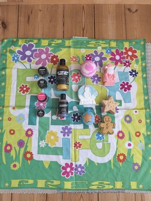 LUSH Bundle mit Bade- & Duschgelset, bereits abgelaufen.