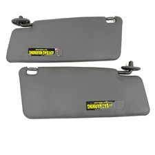 1997-2001 Honda Prelude Sun Visors Driver Passenger Shades Pair Oem Dark Gray 1997-2001 Honda Prelude Sun Visors Driver Passenger Shades Pair Oem Dark Gray