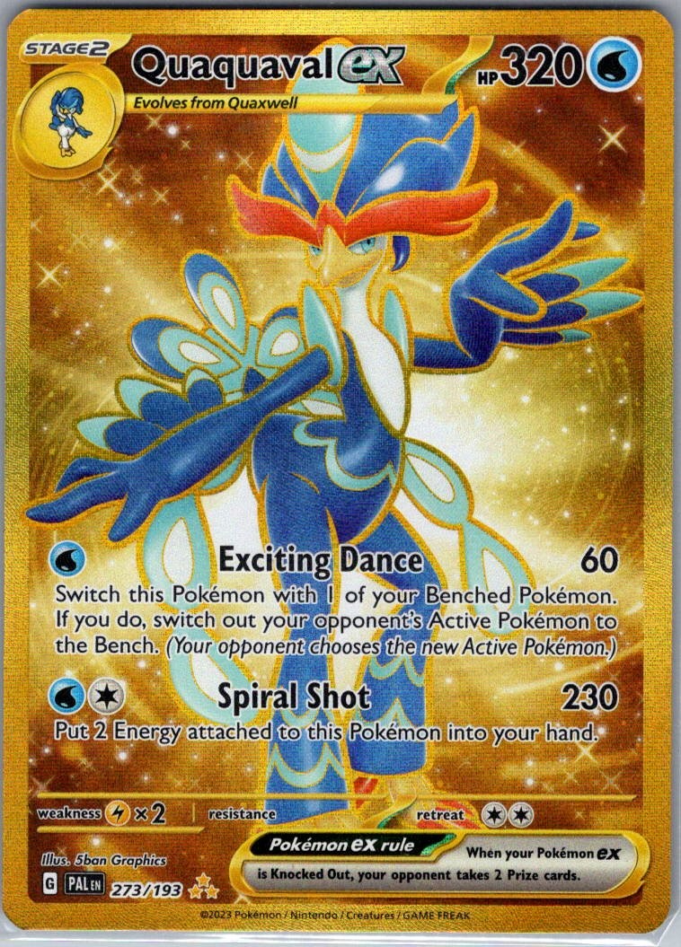 Quaquaval ex 273/193 SV02: Paldea Evolved - Pokemon Card - NM