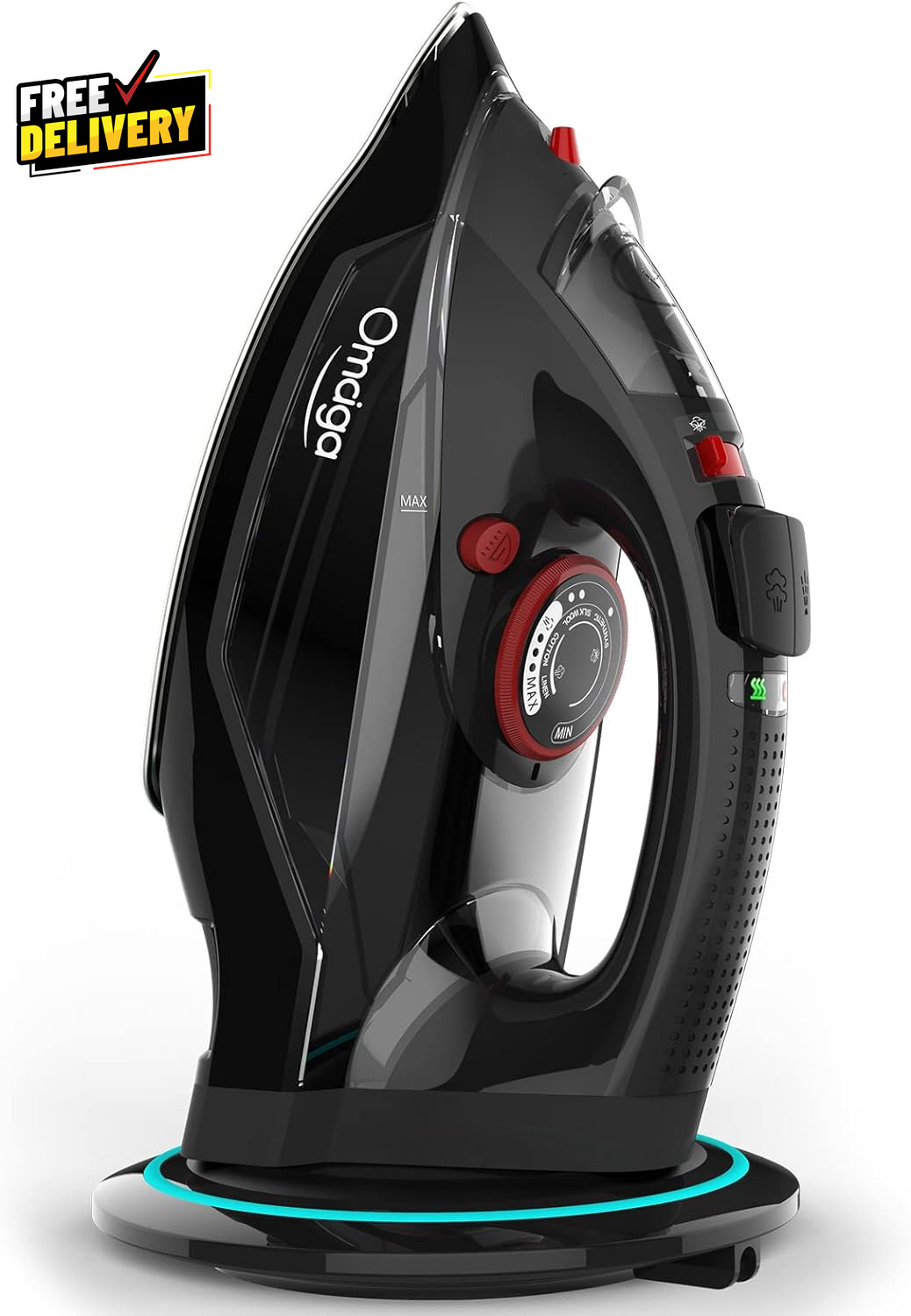 For Clothes 1500w Steam Iron Rapid Heating Non-stick Ceramic S....