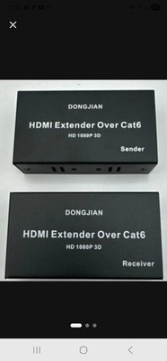 HDMI Over Cat6 Extender Kit w KVM Support 4K 60Hz