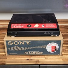 Sony PS-LX300USB Black USB Stereo Turntable Brand New