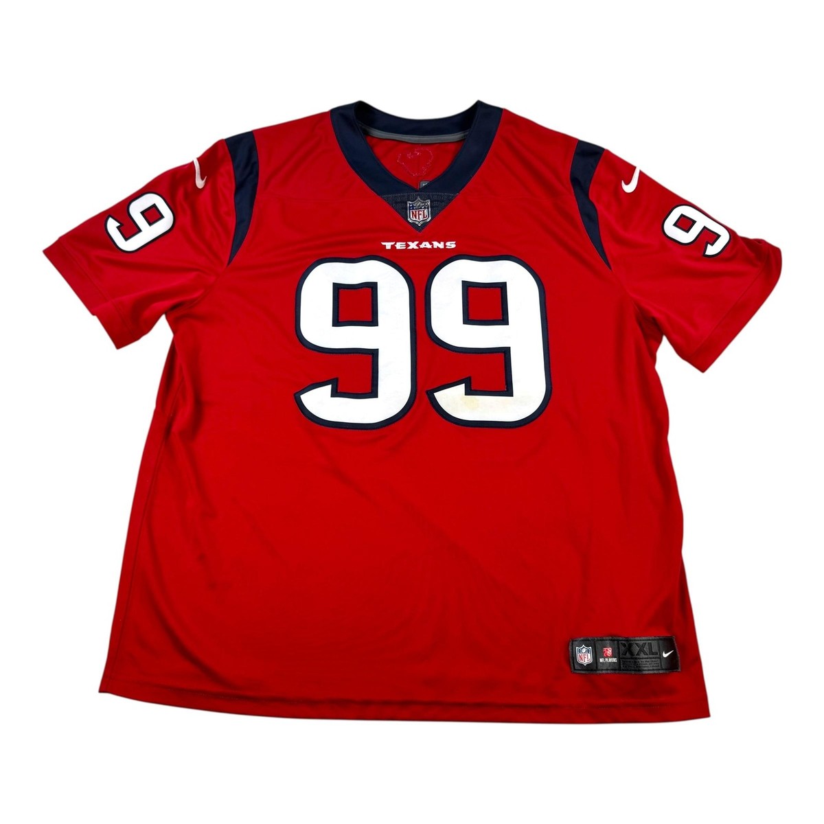 New Uniforms Battle Red Texans Jersey Nike Men's Texans Anderson