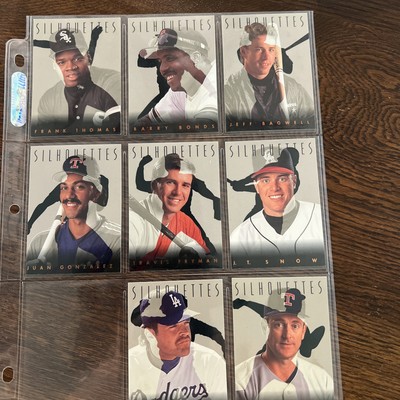 1993 Studio Silhouettes set (10) - partial Set missing #7 Kruk, #8 Blauser 