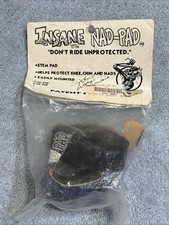 Vintage Insane Wayne Croasdale Mtn Bike Stem Pad -Insane Nad Pad- Blue [cac]