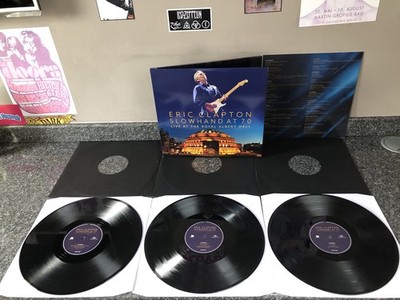 TRIPLE LP DVD ERIC CLAPTON SLOWHAND AT 70 LIVE AT THE ALBERT HALL 2015 NM-/NM-