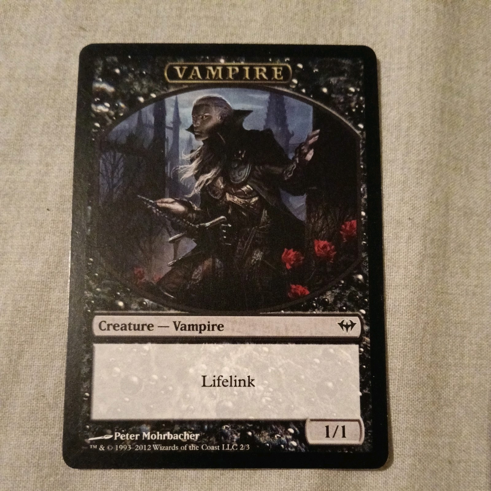 MTG VAMPIRE token [Lifelink 1/1]  MTG Dark Ascension
