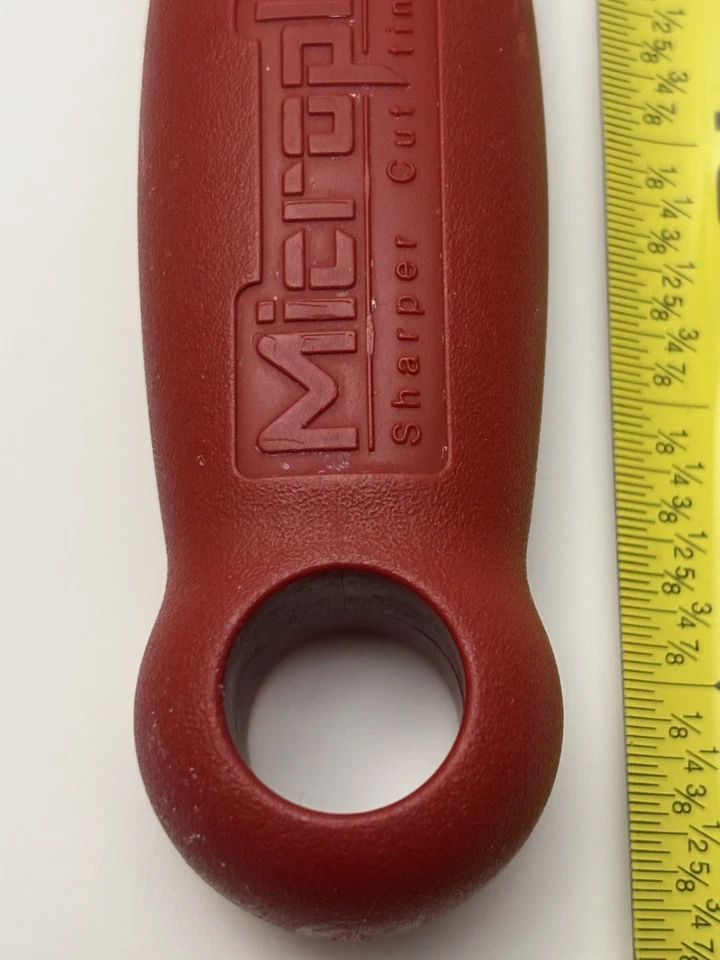 Herramientas de corte afiladoras 8" microplano rallador Zester rojo mango 12,5" cubierta 40120 Foto 3 de 4