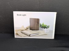 Zoble 5.7 Inch Wooden Book Light 3 Colors Folding Book Lamp Walnut