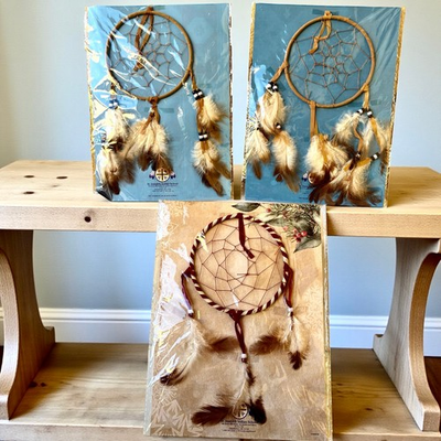 #ad #ad Lakota Sioux Dream Catcher Authentic St. Joseph#x27;s Indian School Lot of 3 NEW $14.99