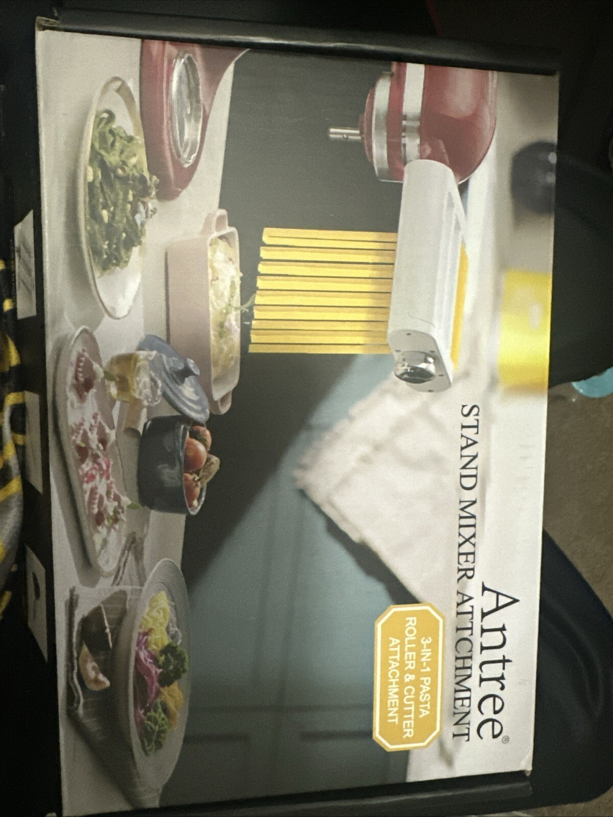 ANTREE Pasta Maker 3 in 1 pasta sheet roller & cutter set