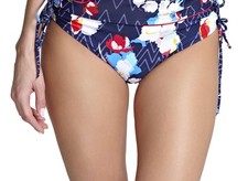 Panache SW1159 Milano Draw Side Bikini Brief in Zigzag Floral