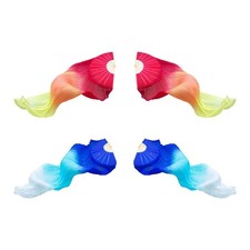 Ventaglio in finta seta per danza del ventre, danza in linea, accessori,