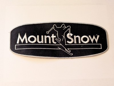 Large Mt. Snow Vermont Ski Resort Jacket Patch 