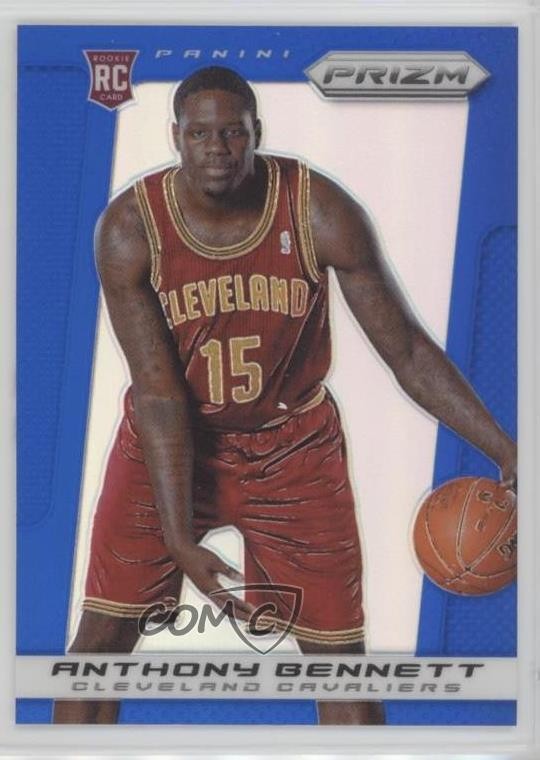 2013-14 Panini Prizm Wal-Mart Blue Prizm Anthony Bennett #271 Rookie RC 0o9