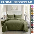 3 Piece Quilt Bedspread Bedding Set Reversible Comforter Sets Twin Queen King