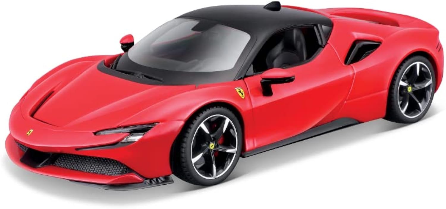 1:24 Ferrari SF90 Stradale KIT by Maisto in Red 39137 Model Car - Image 3