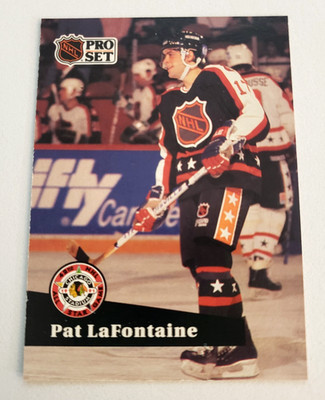 1991-92 Pro Set Hockey All Star Pat LaFontaine #308 New York Islanders NHL