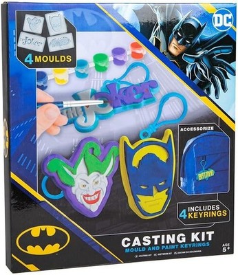 Batman DIY Casting Kit Form und Malen Sie Ihre eigenen Schlüsselanhänger Joker