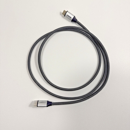 PowerBear 4K HDMI Cable 6 ft High Speed, Braided Nylon & Gold Connector