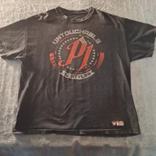 WWE Wrestling AJ Styles The Untouchable One T-Shirt 2XL Double-Sided Black 