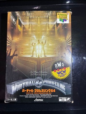 Nintendo 64 Virtual Pro Wrestling 64 NWO VCW CIB Japan N64 Wrestling Game
