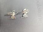 Rare Vintage Fenwick & Sailors Naked Lady Sterling  Silver Cuff Links — photo 3
