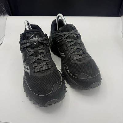 Saucony Black Excursion Trail TR14 Lace Outdoor Sneakers