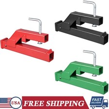 Clamp On Trailer Hitch For Deere Bobcat Tractor Bucket 2 Ball Mount Receiver