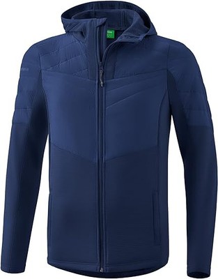 Erima Herren Hybridjacke Jacke Strickfleecejacke Fleecejacke marine Gr. M L XXL