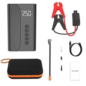 Jump Starter with Air Compressor, Flash Light and USB Charger