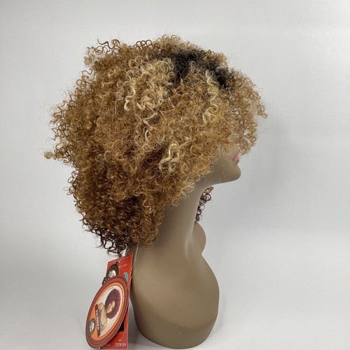 Anika TT27/613/4 Big Fluffy curly Afro Wig Classic Cap Synthetic Adjustable - Imagen 2 de 9