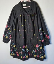 ASOS CURVE Floral Print Midi Dress with Long Sleeve  Plus Sz 24