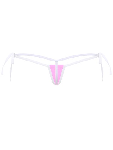 Womens G-String Bottoms Thong Solid Color T-Back Underwear Panties Pool Party - Picture 45 of 178