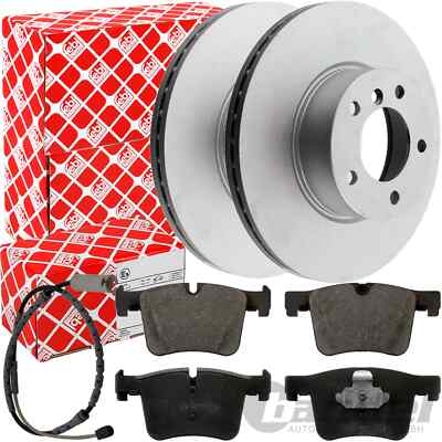FEBI BREMSSCHEIBEN Ø312mm + BELÄGE VORNE passend für BMW 1er F20 F21 3er F30 F31