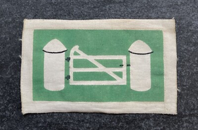 Original Nordirland Bezirk gedrucktes Formationsschild Stoffabzeichen 2. Muster