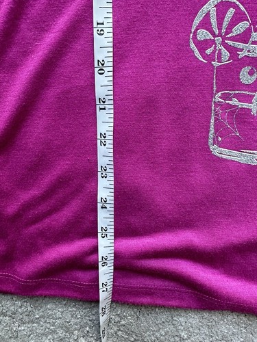 Women's Pink Halloween T Shirt Size Large (14-16) George Gin Theme New With Tags - Picture 10 of 10
