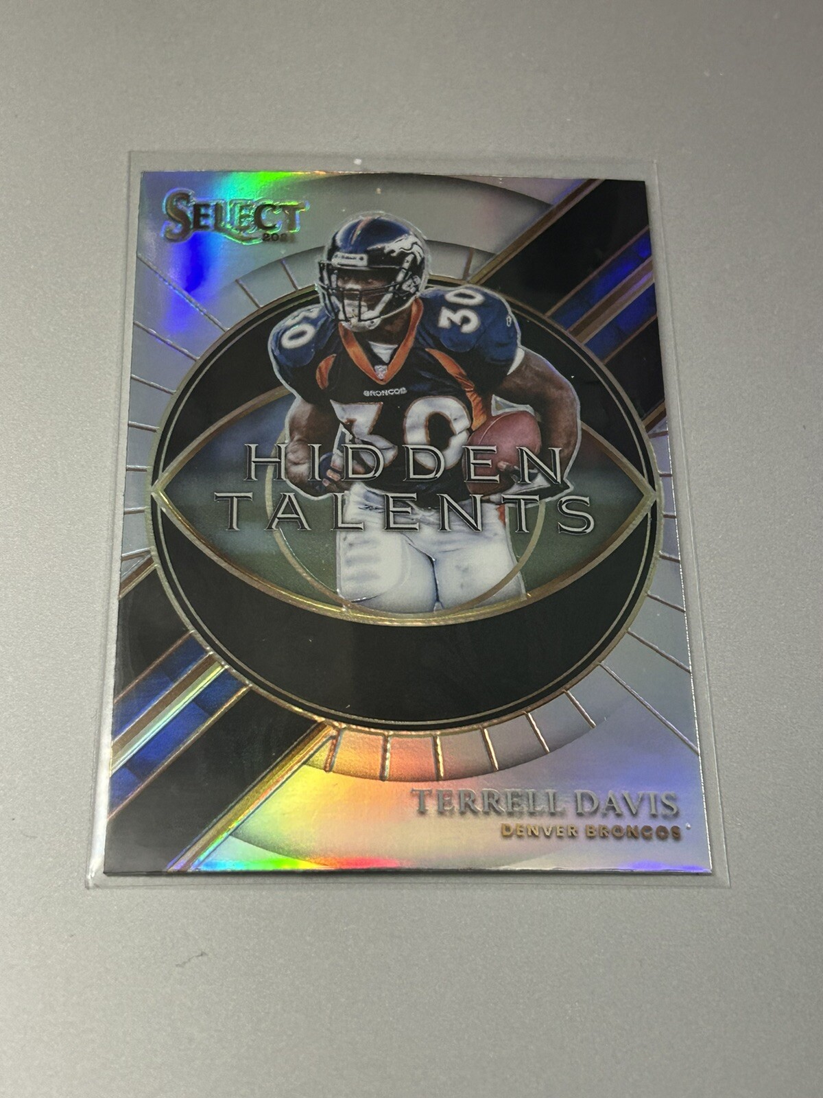 2021 Panini Select Terrell Davis Broncos Silver Prizm Hidden Talents #HT-13
