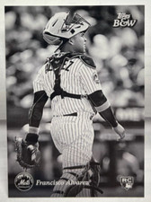 Francisco Alvarez 2023 Topps Black & White RC #68 SP - NEW YORK METS