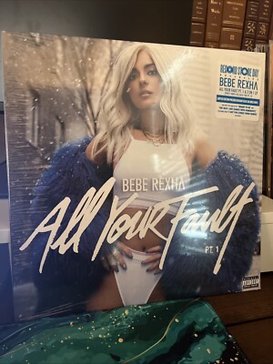 *SEALED* Bebe Rexha   All Your Fault: Pt. 1 & 2 - Blue LP Vinyl Record 12'' - RSD