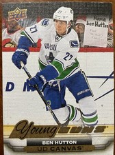 15-16 UD Series 2 Hockey Young Guns Canvas C239 Ben Hutton